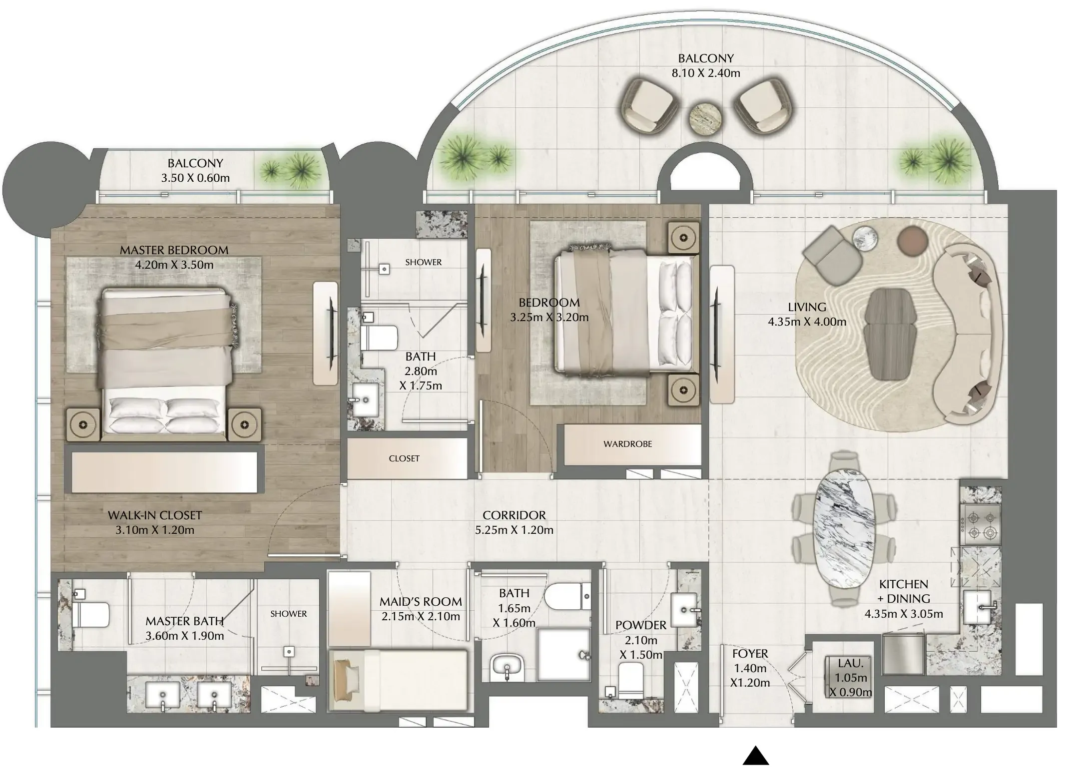 Ginco Properties One Residence floor plan