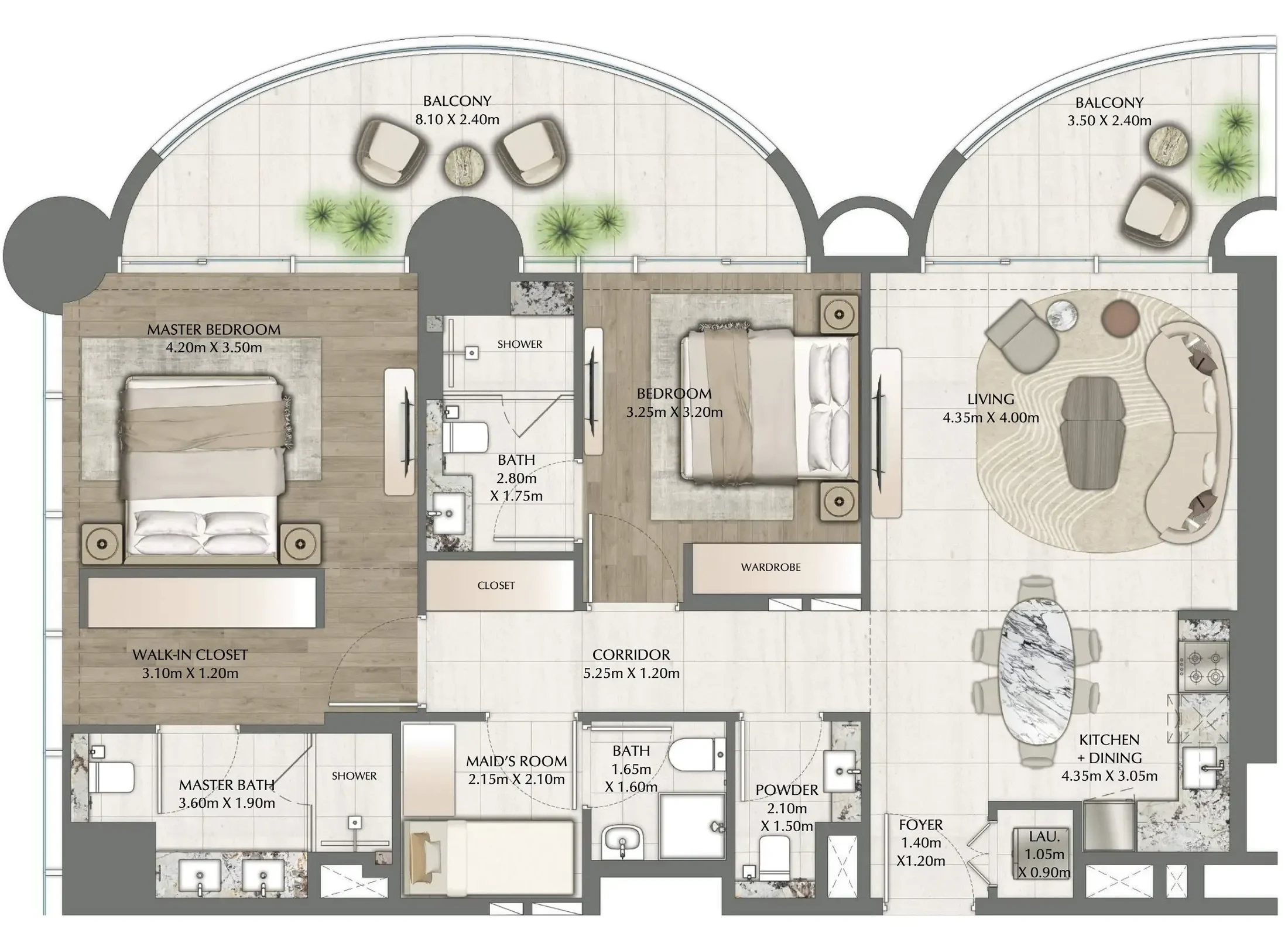 Ginco Properties One Residence floor plan