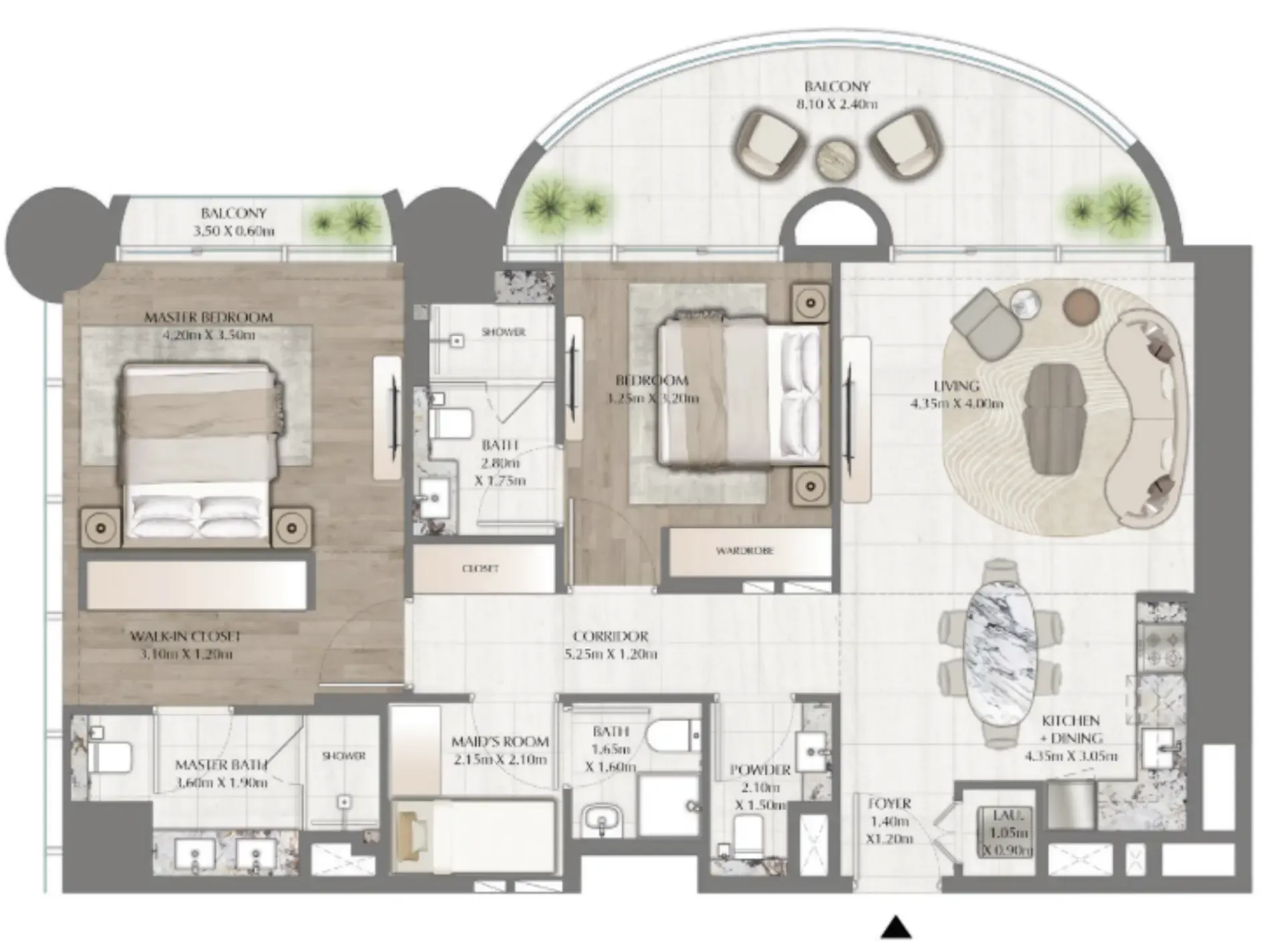 Ginco Properties One Residence floor plan