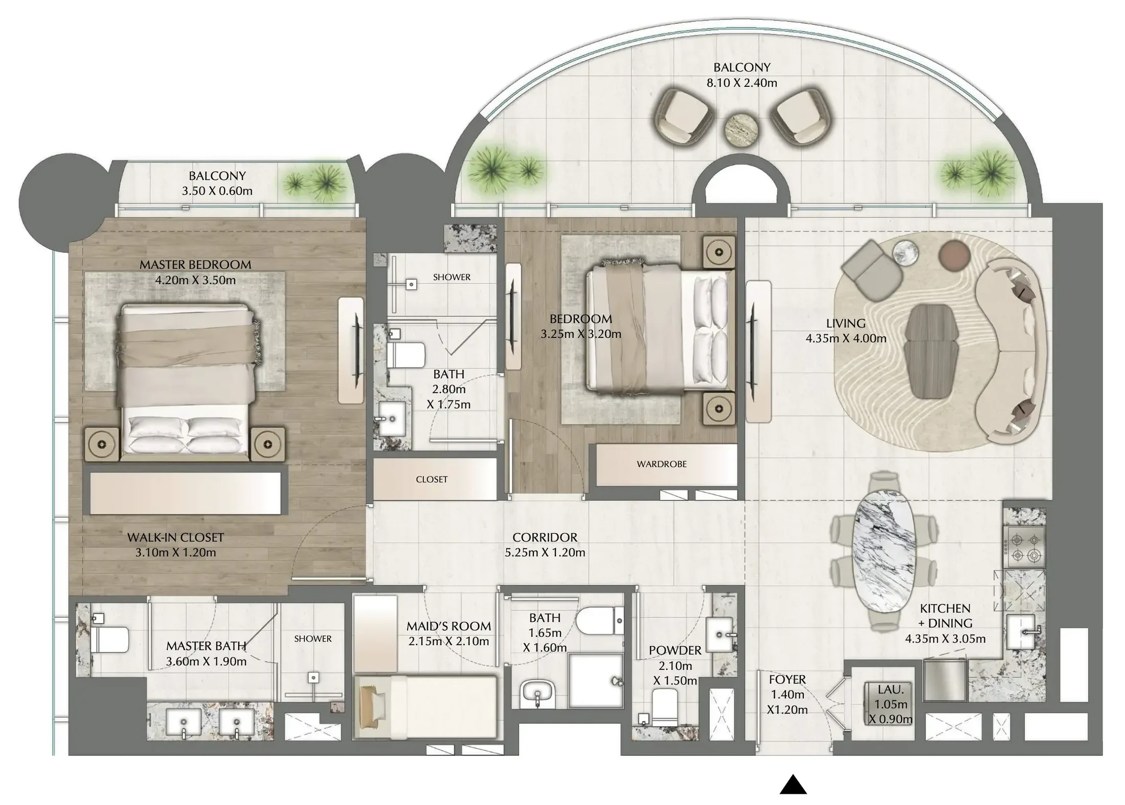 Ginco Properties One Residence floor plan