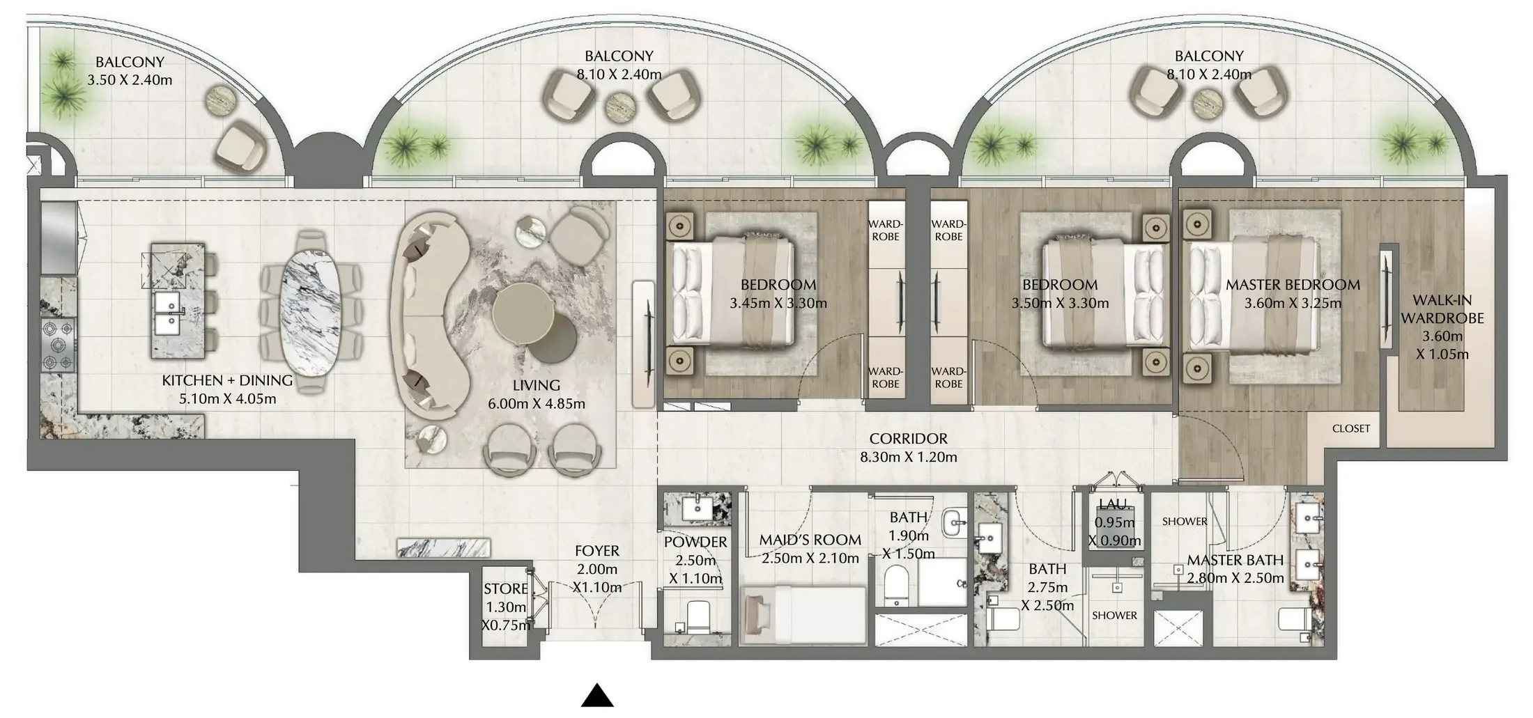 Ginco Properties One Residence floor plan
