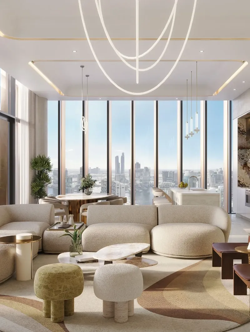 Interior at One Residence in Downtown Dubai