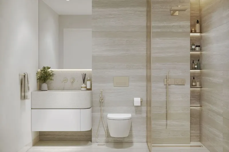 Interior at One Residence in Downtown Dubai
