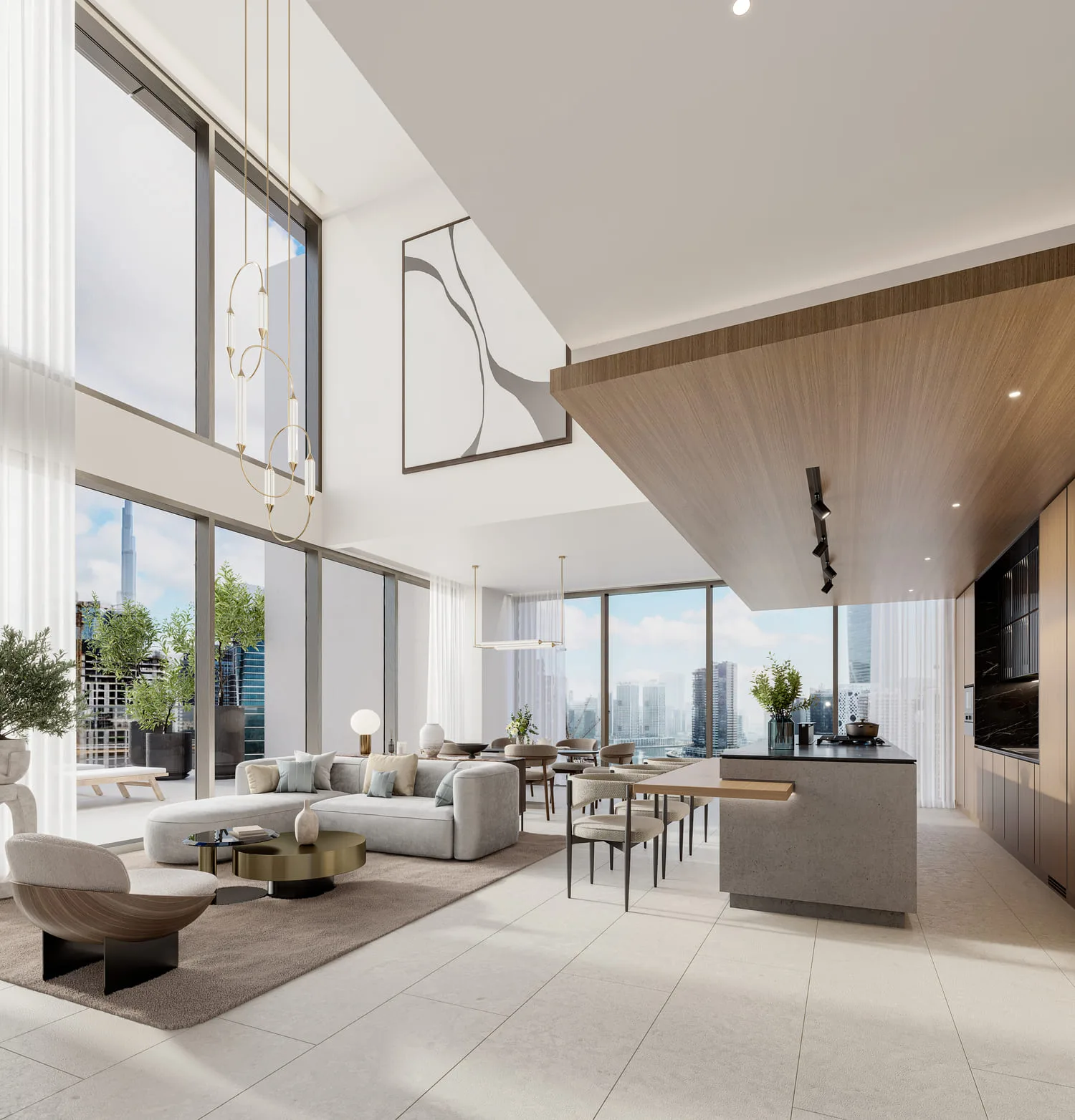 Ellington One River Point Interior