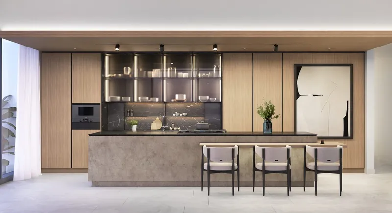 Interior at One River Point in Business Bay Dubai
