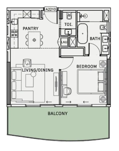 Iman Developers One Sky Park floor plan