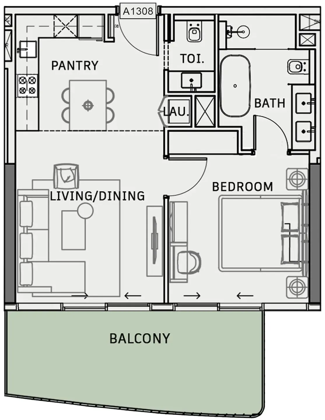 Iman Developers One Sky Park floor plan