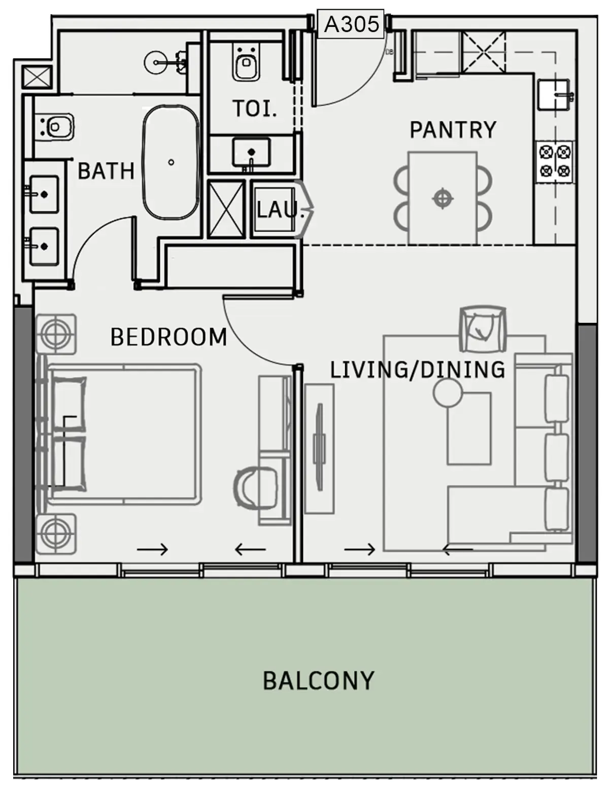 Iman Developers One Sky Park floor plan