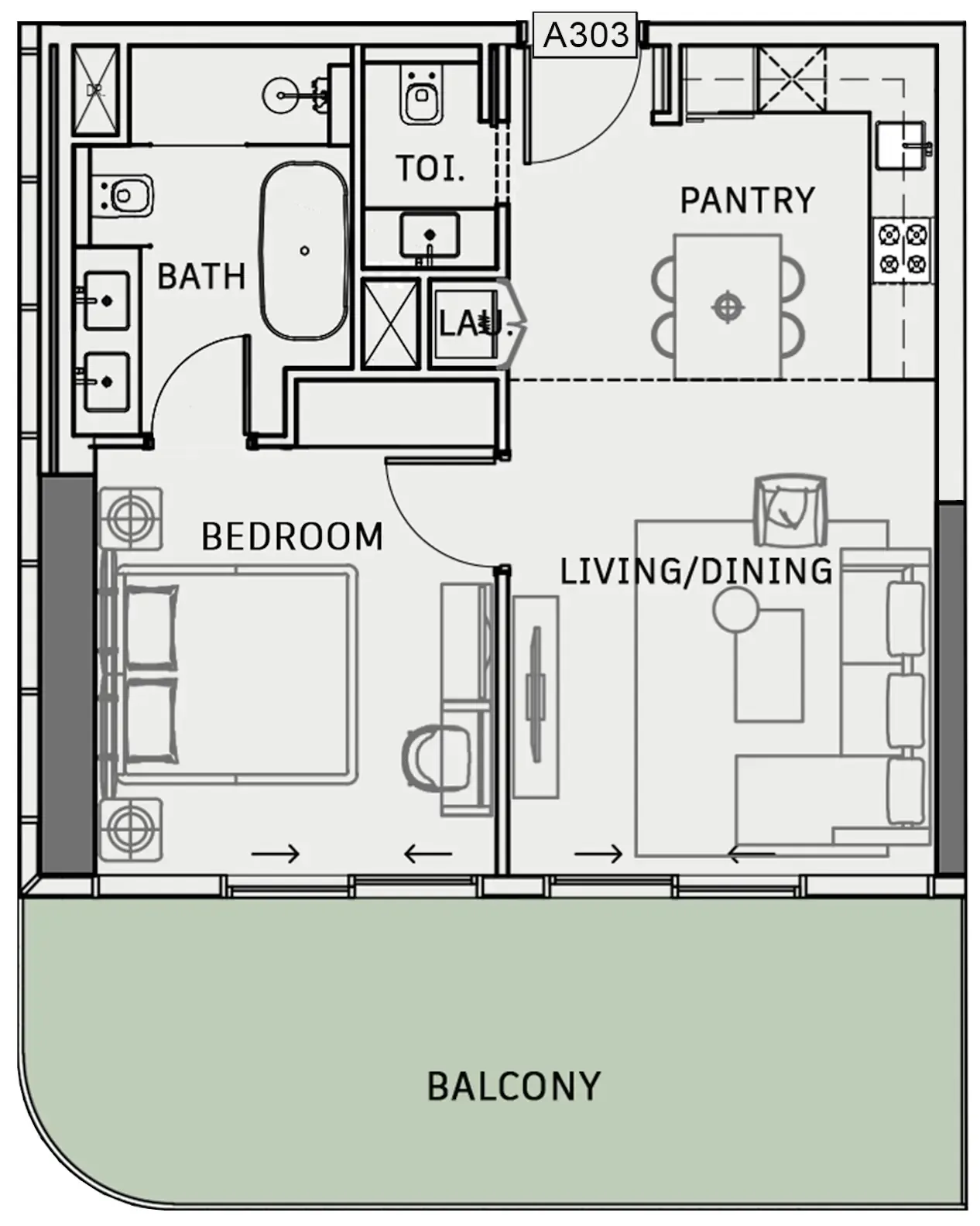 Iman Developers One Sky Park floor plan