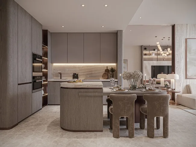 Interior at One Sky Park in JVC (Jumeirah Village Circle) Dubai