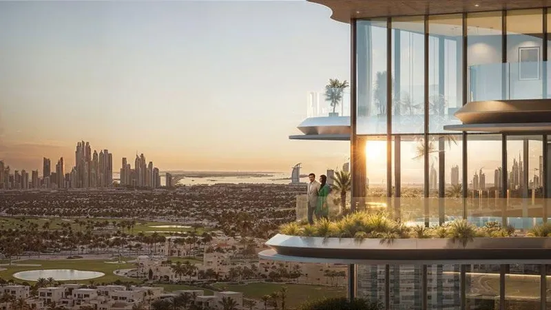 Exterior at One Sky Park in JVC (Jumeirah Village Circle) Dubai
