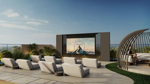 Open Air Cinema amenity image at Wellington Ocean Walk
