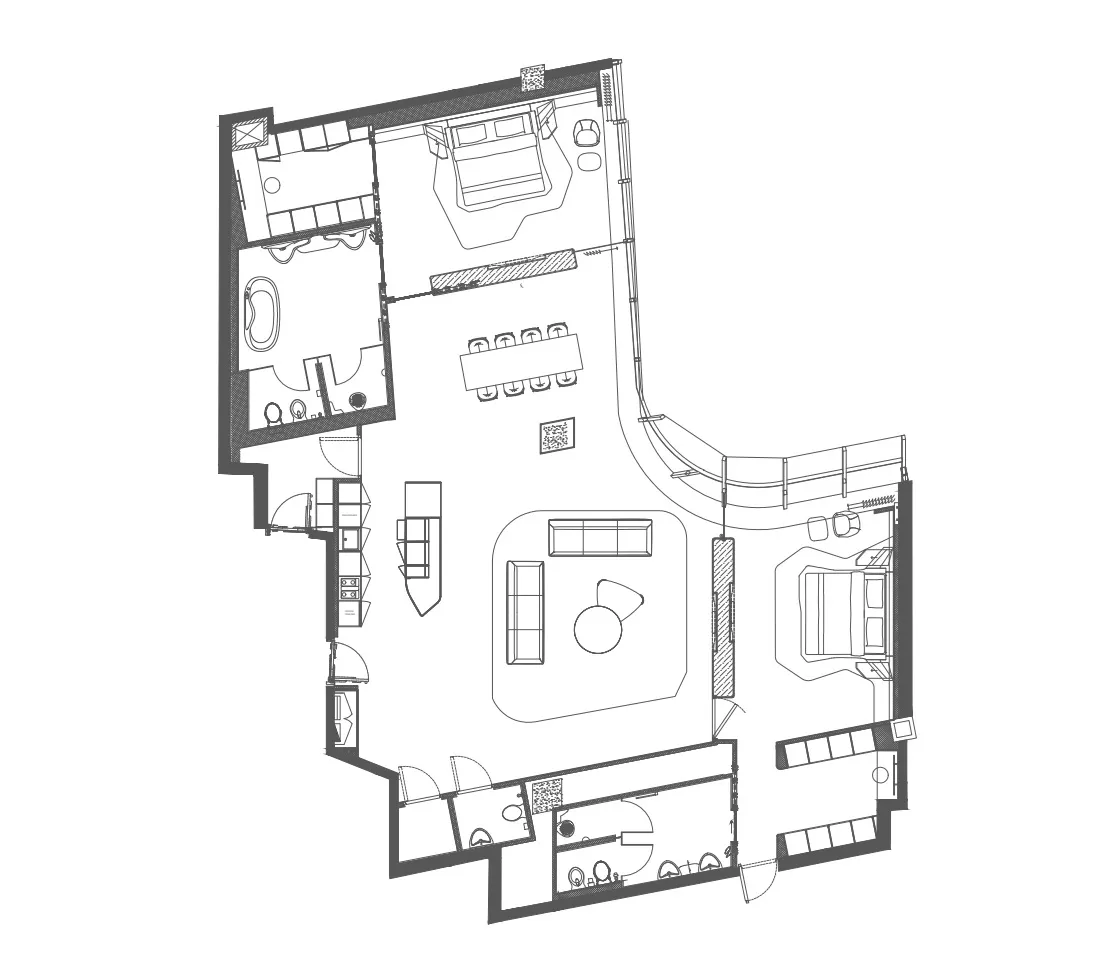 Omniyat Opus By Zaha Hadid floor plan