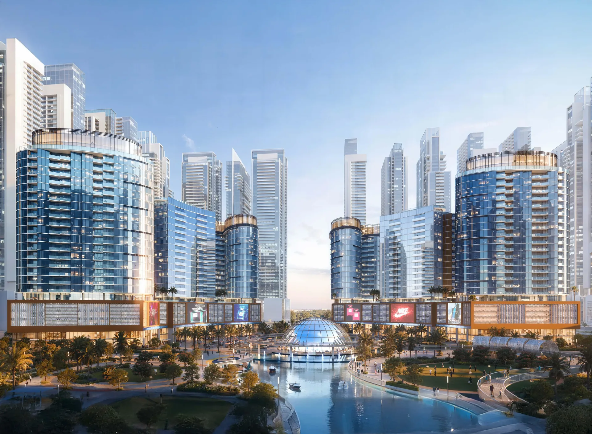Orchid Towers Phase 1 lagoon-front apartments, duplexes and penthouses in Ajman