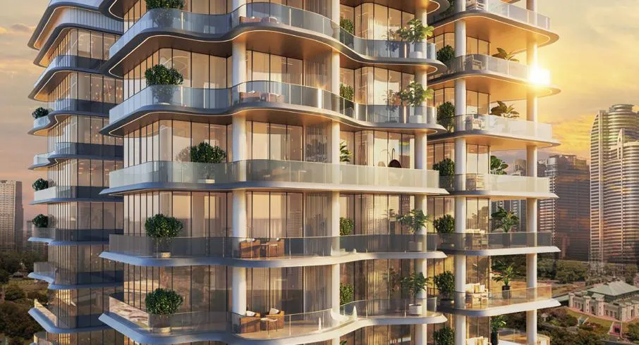 Exterior at Orvessa Residences in Al Furjan Dubai