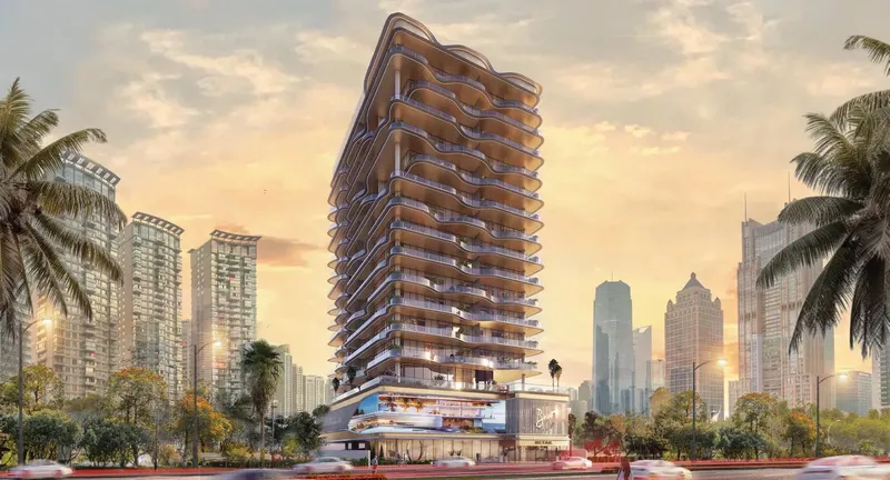 Exterior at Orvessa Residences in Al Furjan Dubai