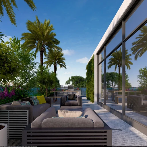 Outdoor BBQ Area amenity image at Capital Horizon Terraces