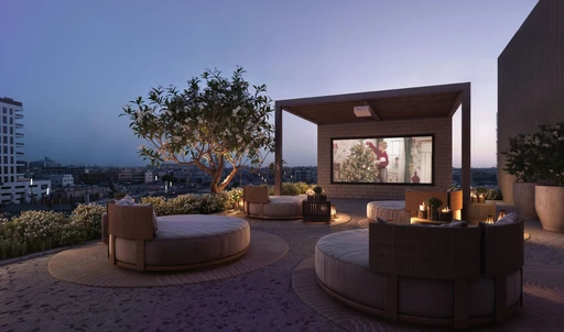 Outdoor Cinema amenity image at The Elysian
