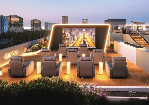 Outdoor Cinema amenity image at Park Residency