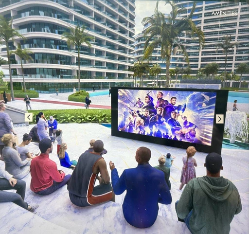 Outdoor Cinema amenity image at The Central Downtown