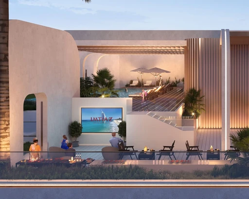 Outdoor Cinema & BBQ Area amenity image at Le Blanc