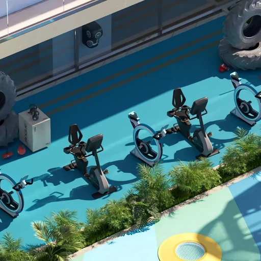 Outdoor Gym amenity image at Divine Al Barari