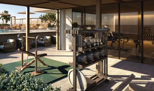 Outdoor Gym amenity image at The Elysian