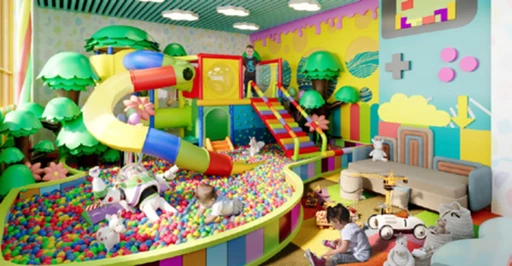 Outdoor & Indoor Children Play Area amenity image at Electra Acube