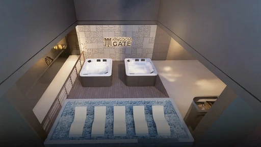 Outdoor Jacuzzi amenity image at Kingdom Gate