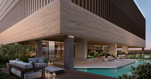 Outdoor Longe amenity image at Flora Shore Beachside Residences