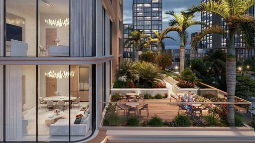 Outdoor Lounge amenity image at Urban Horizon