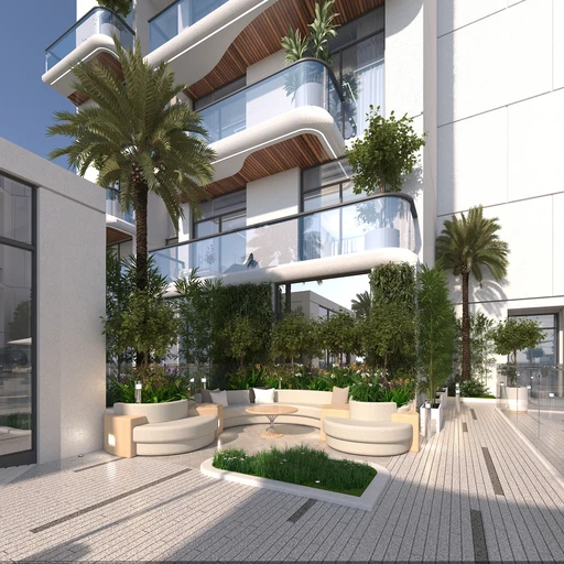 Outdoor Lounge Area amenity image at Capital Horizon Terraces
