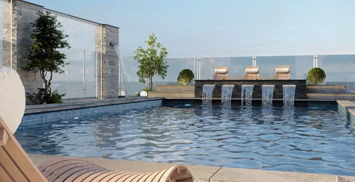 Outdoor Pool amenity image at Al Serh Residences 11