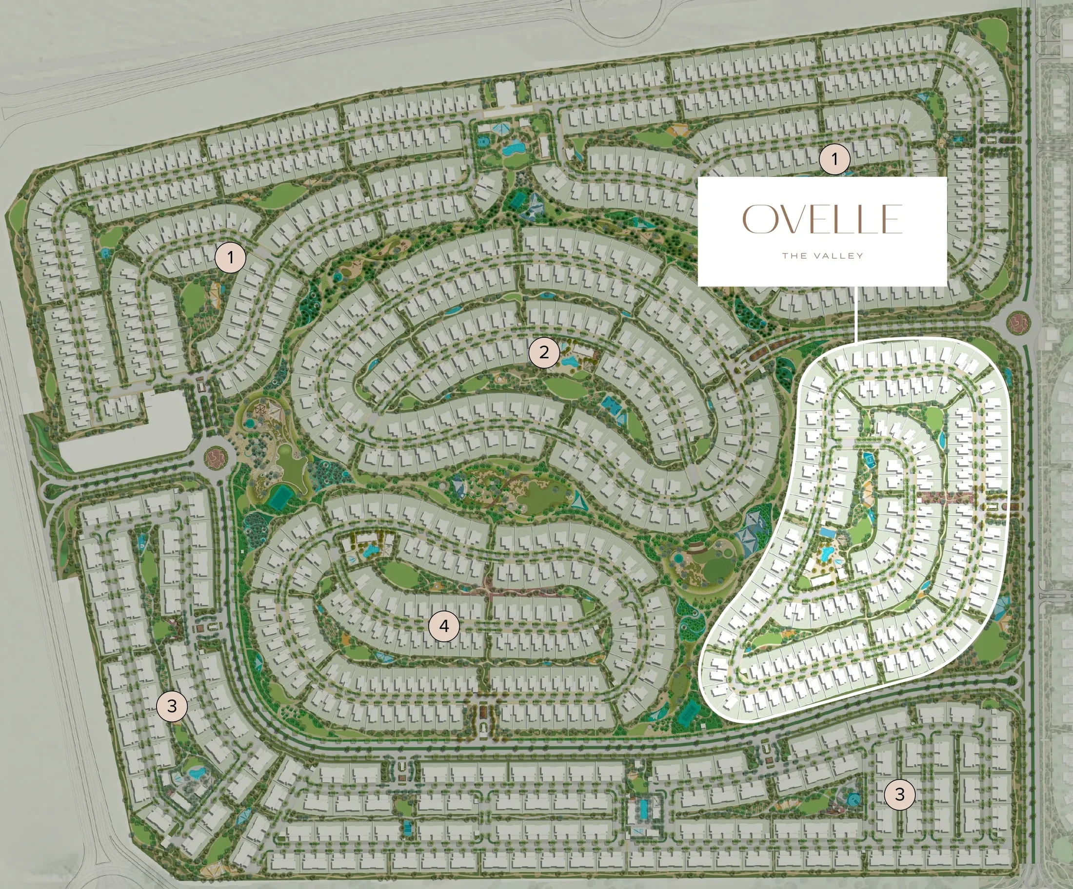 Emaar Ovelle The Valley master plan