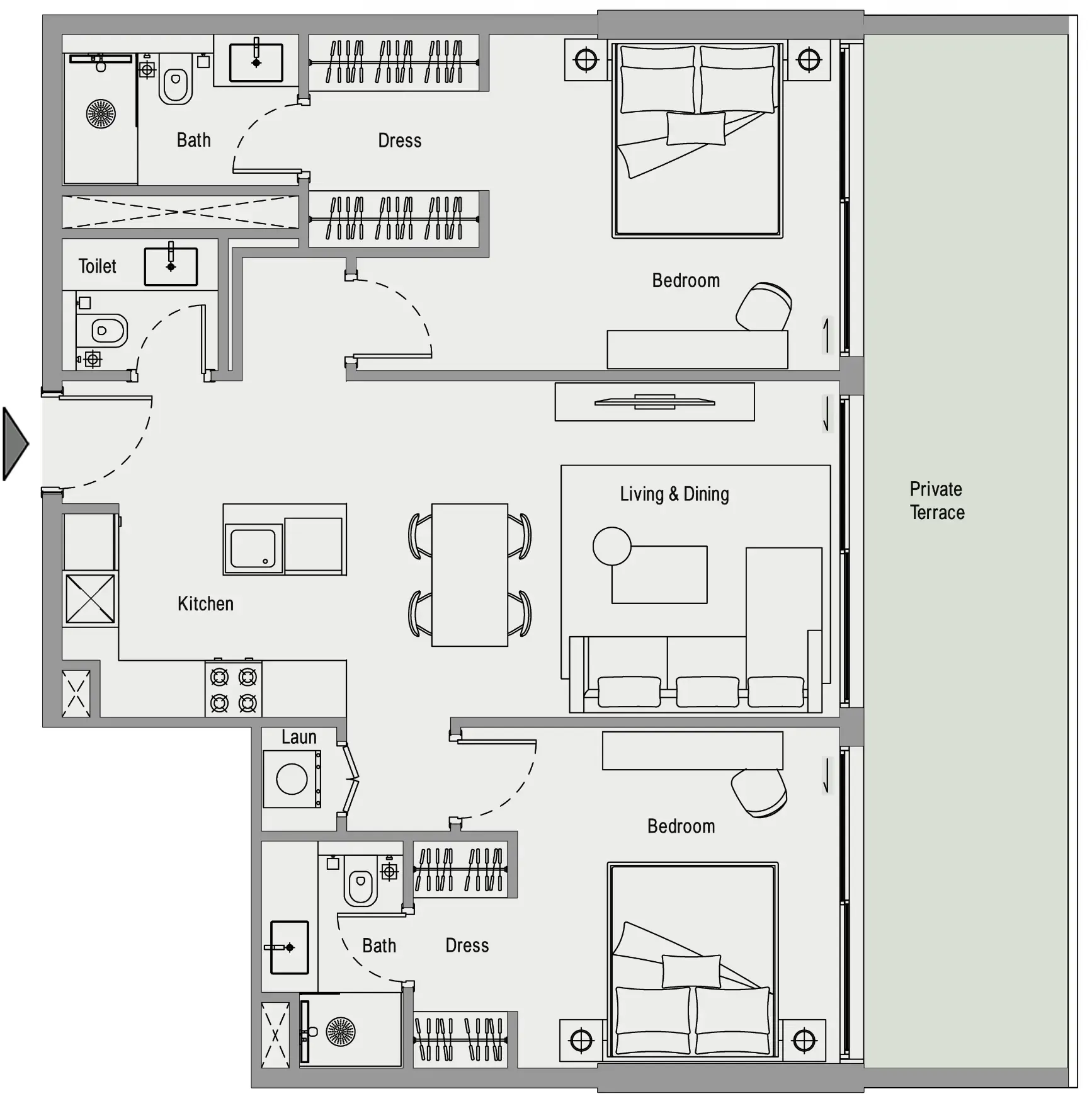 Iman Developers Oxford Cove by Iman floor plan