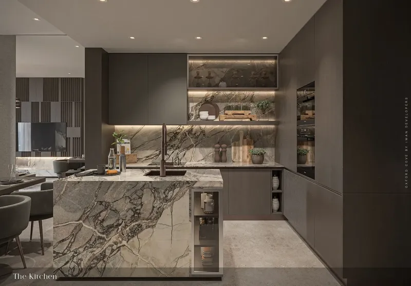 Interior at Oxford Cove by Iman in JVC (Jumeirah Village Circle) Dubai