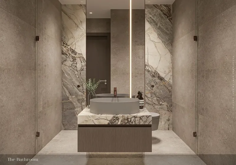 Interior at Oxford Cove by Iman in JVC (Jumeirah Village Circle) Dubai
