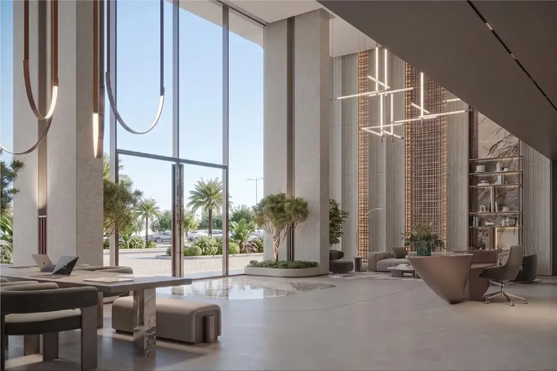 Lobby at Oxford Cove by Iman in JVC (Jumeirah Village Circle) Dubai