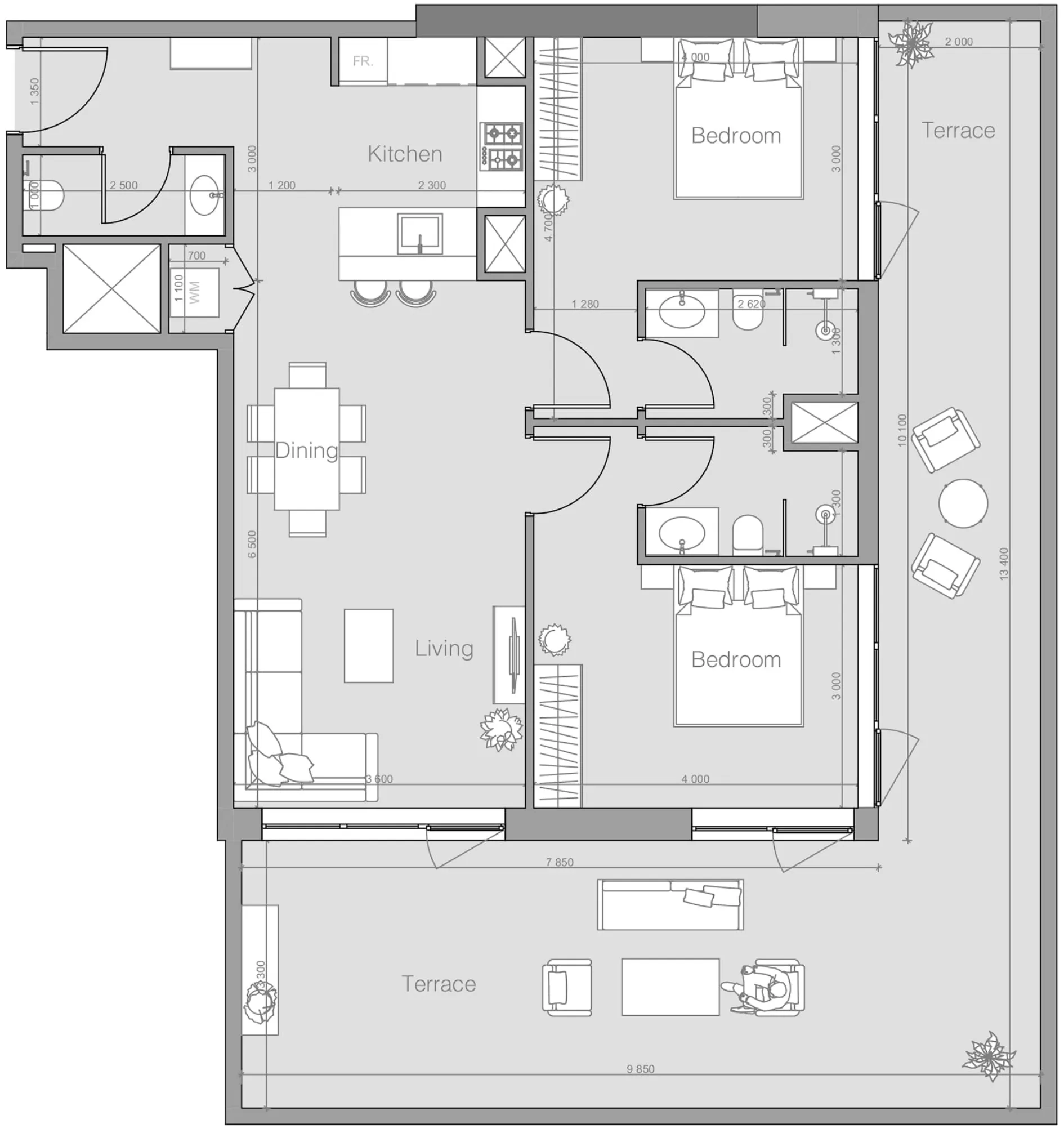 Object 1 Ozone 1 floor plan
