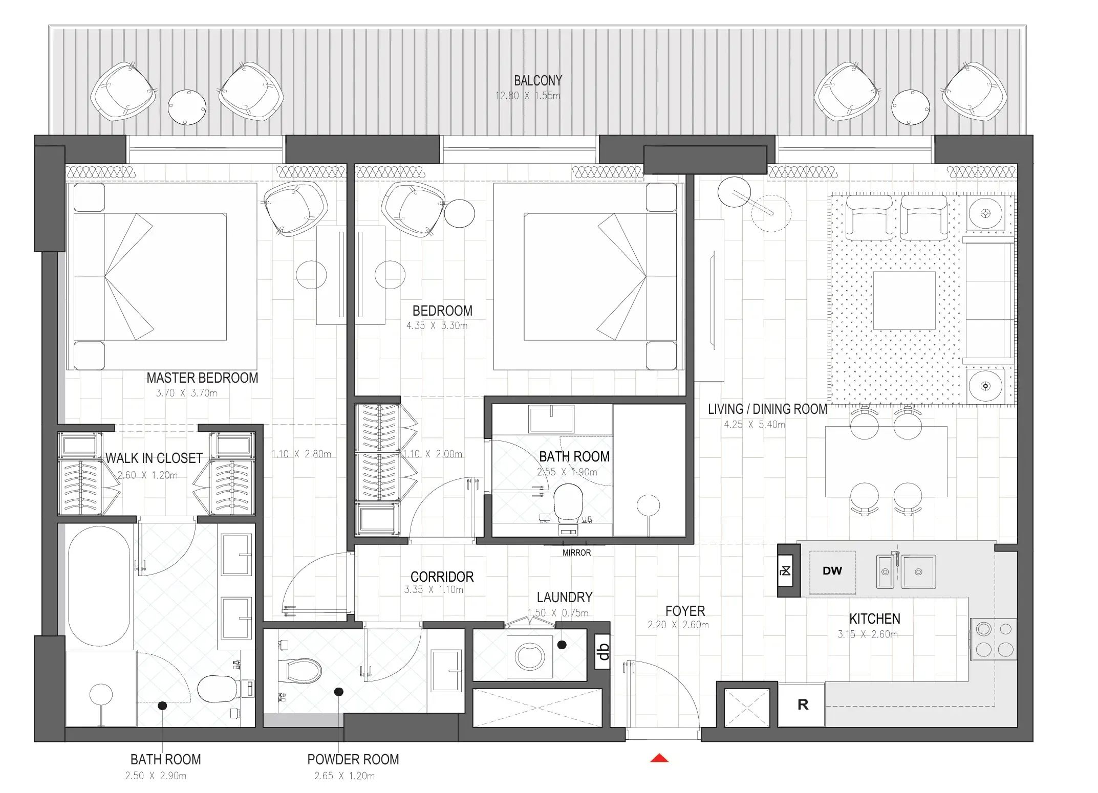 Alef Group Palace Residences Al Mamsha floor plan