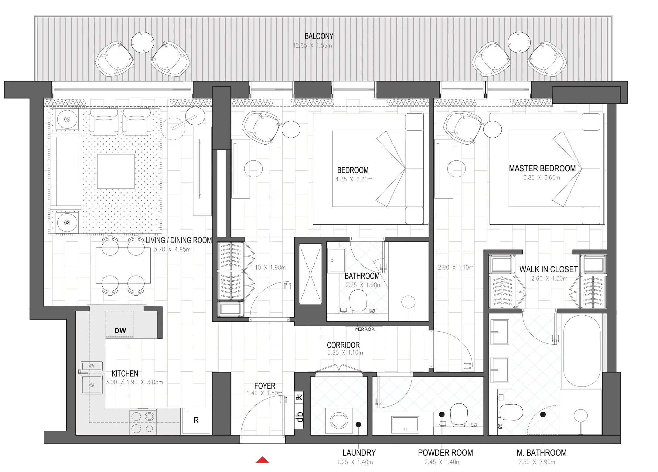 Alef Group Palace Residences Al Mamsha floor plan