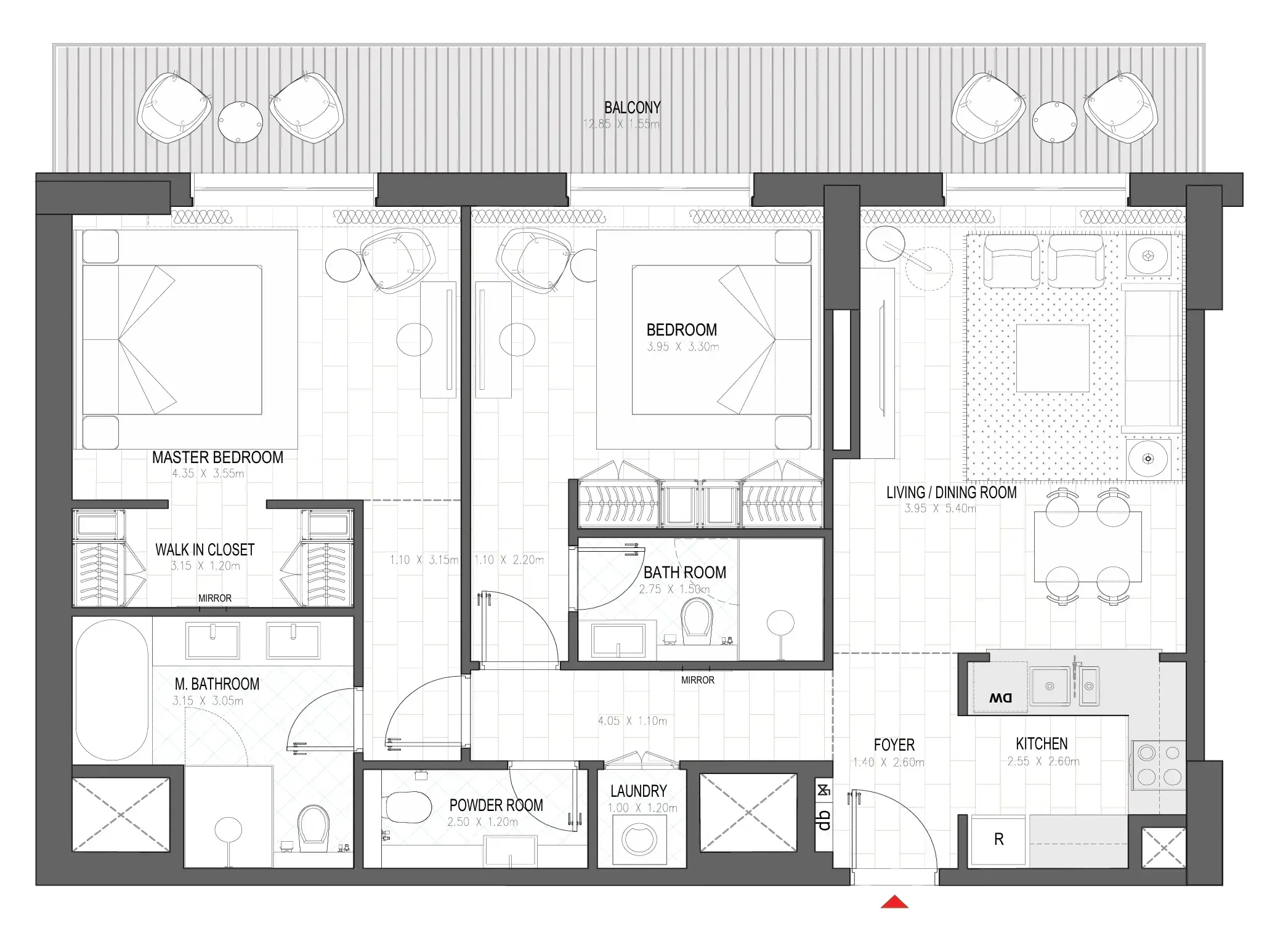 Alef Group Palace Residences Al Mamsha floor plan