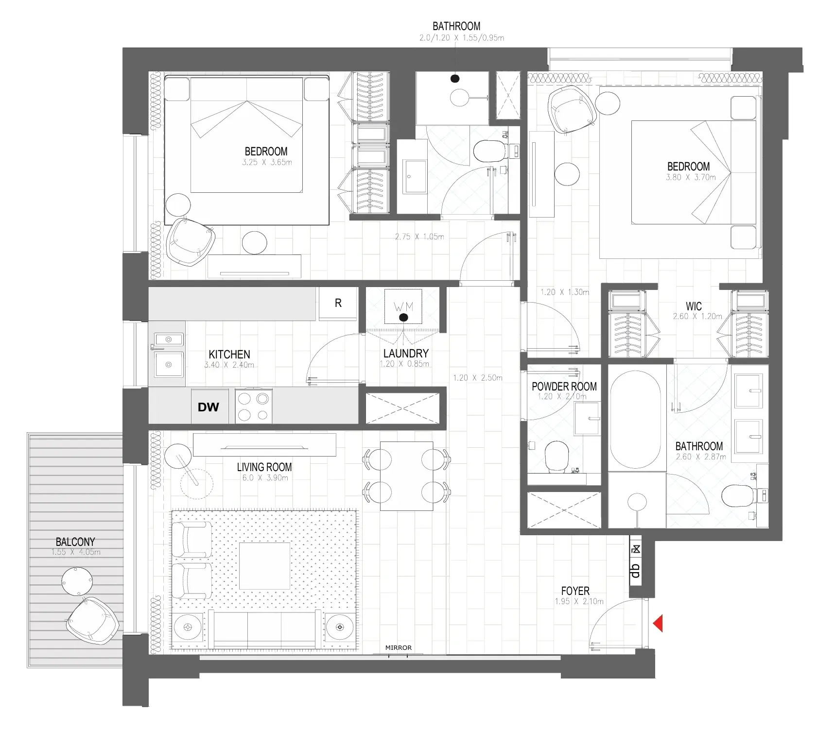 Alef Group Palace Residences Al Mamsha floor plan