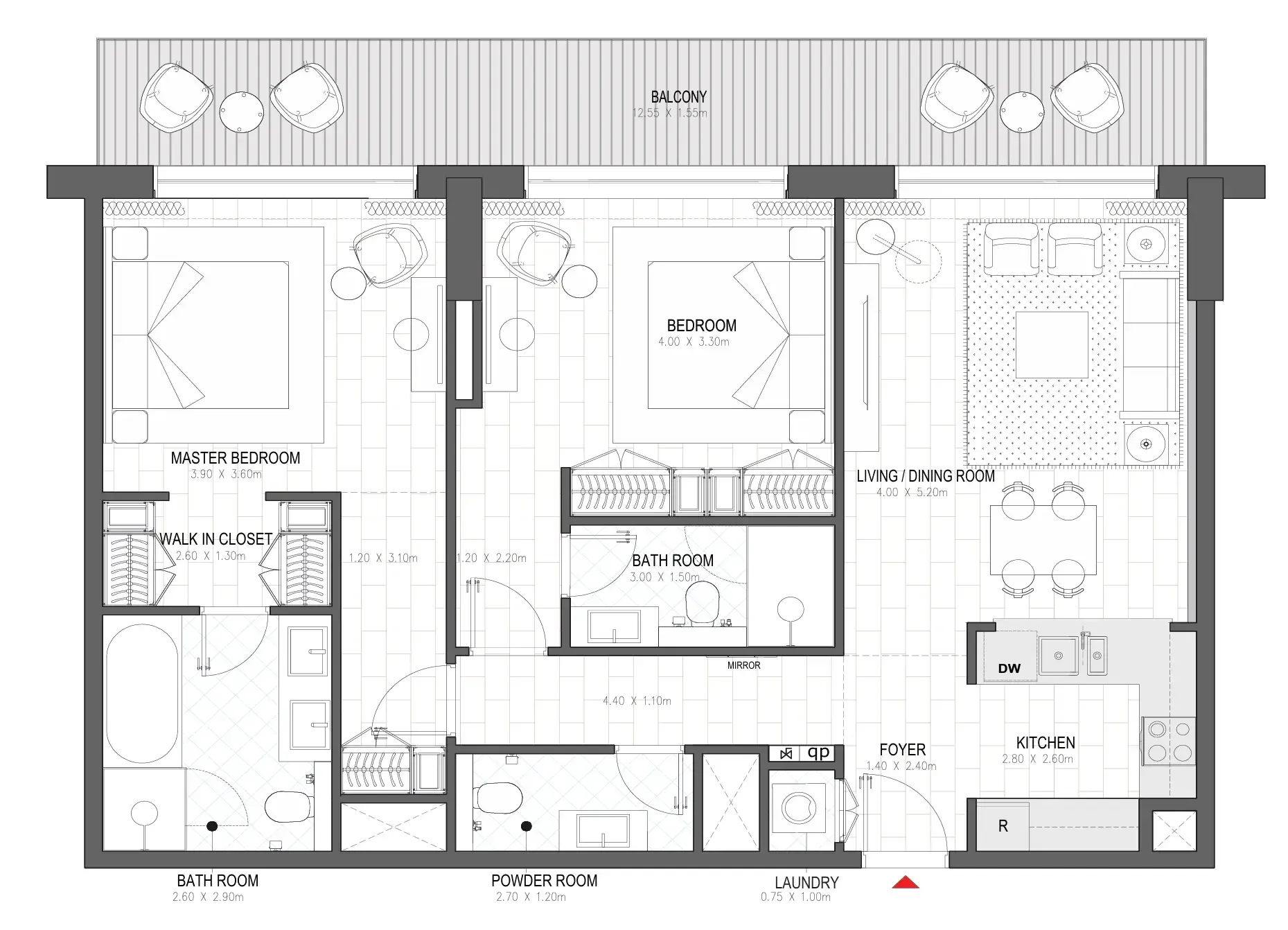 Alef Group Palace Residences Al Mamsha floor plan