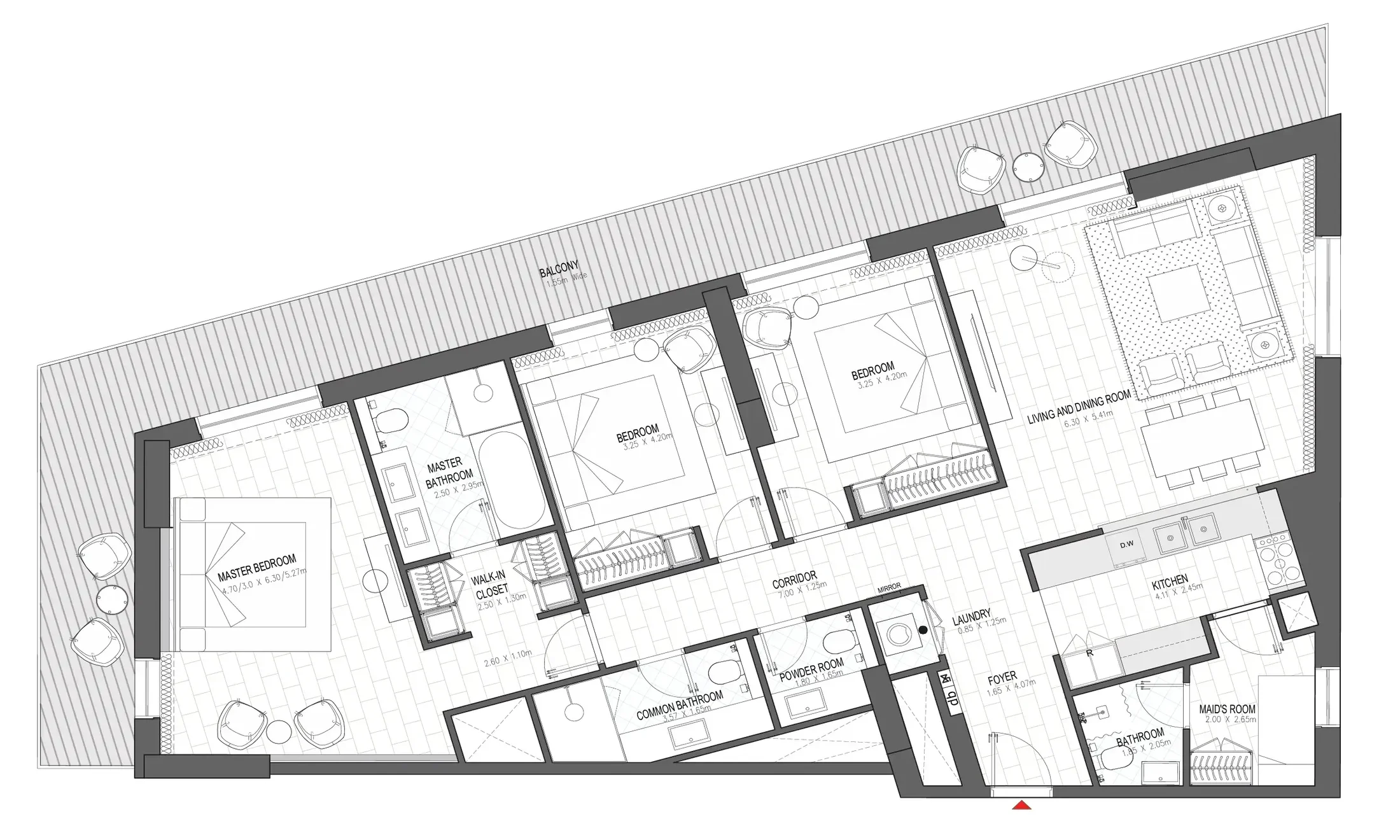 Alef Group Palace Residences Al Mamsha floor plan