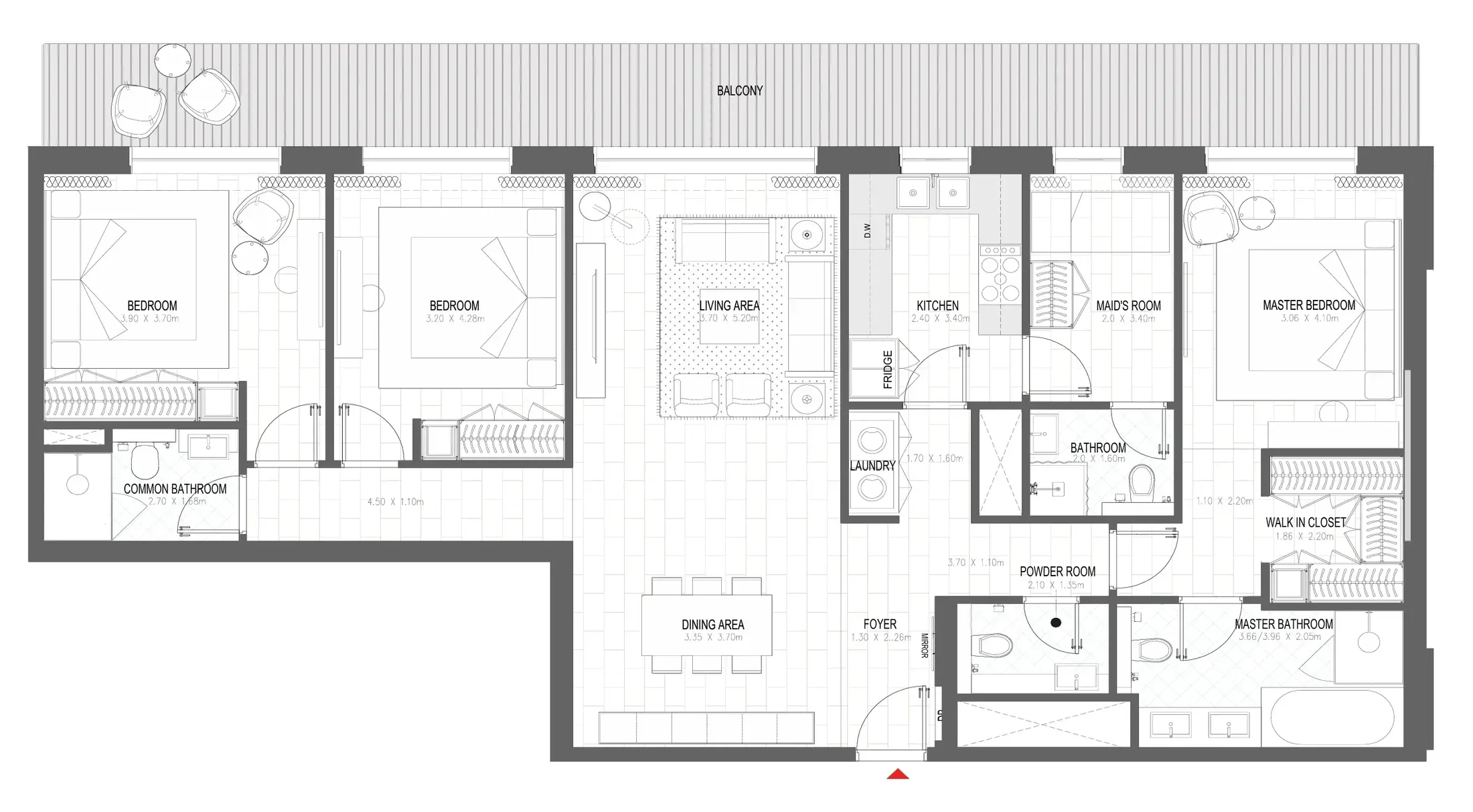 Alef Group Palace Residences Al Mamsha floor plan