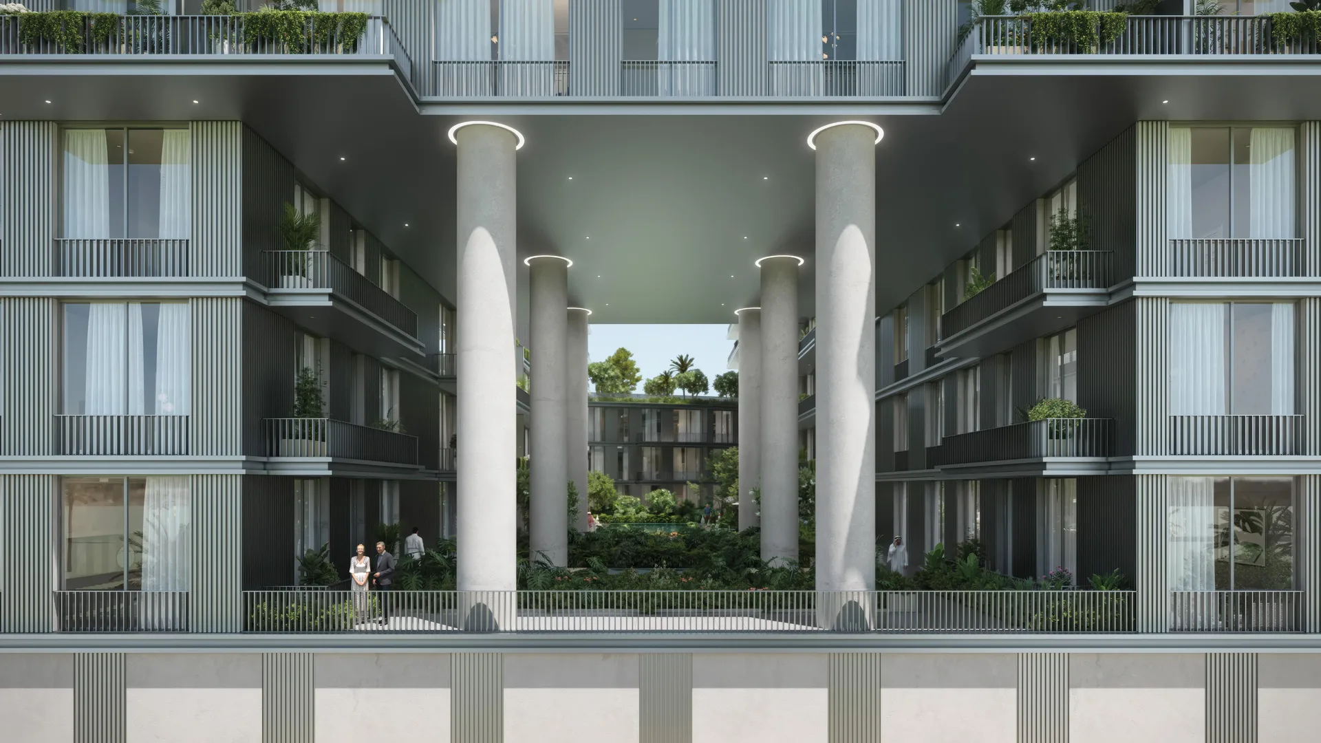Exterior at Palace Residences Al Mamsha in Sharjah