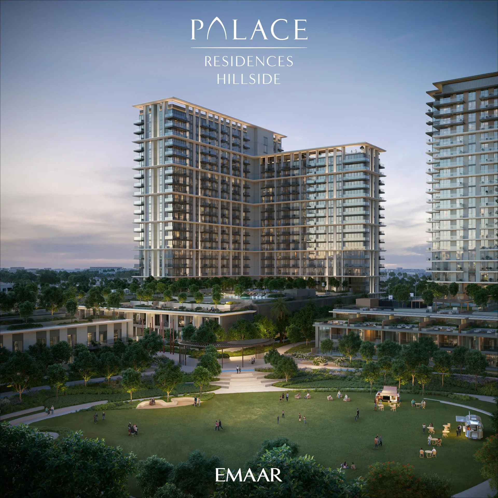 Exterior at Palace Residences Hillside in Dubai Hills Dubai