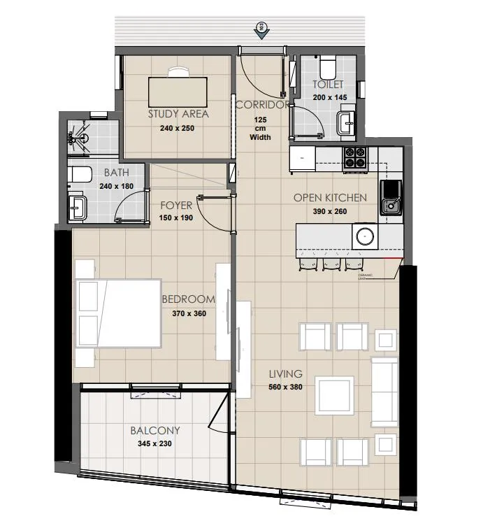Ahmadyar Real Estate Development Palatium Residence floor plan
