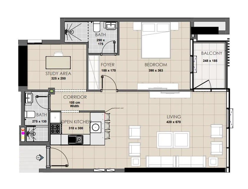 Ahmadyar Real Estate Development Palatium Residence floor plan